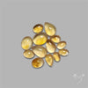 Natural Bicolor Citrine Cabochons Lot