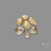 Golden Rutilated Quartz Cabochons Lot