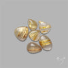 Golden Rutilated Quartz Cabochons Lot