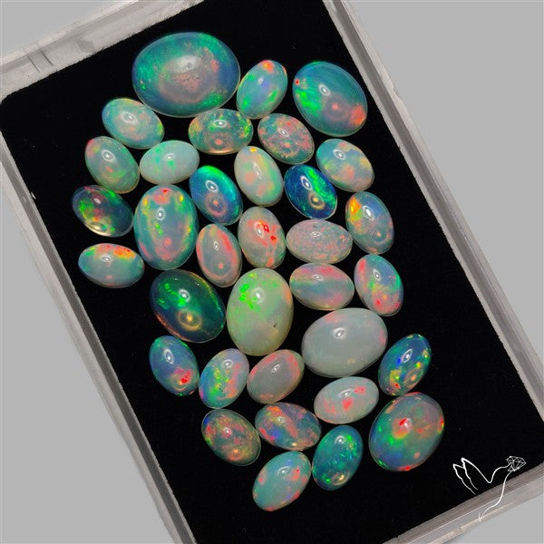 Small Ethiopian Opal Cabochons Lot