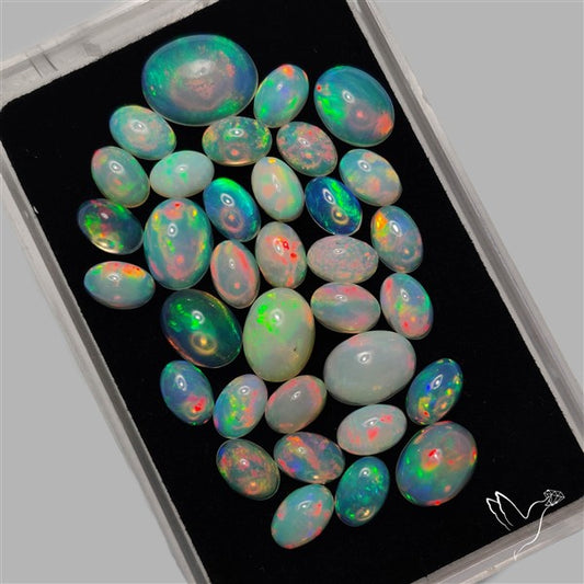 Small Ethiopian Opal Cabochons Lot