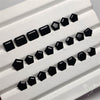 Black Onyx Faceted Gemstones Lot