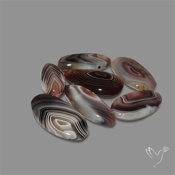 Botswana Agate Cabochons Lot