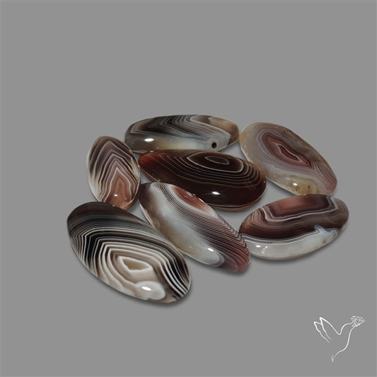 Botswana Agate Cabochons Lot