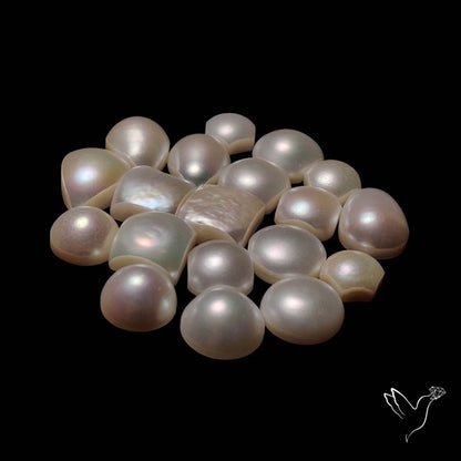 Natural Fresh Water Pearl Cabochons Lot