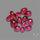 Rose Cut Rhodolite Garnet Gemstones Lot