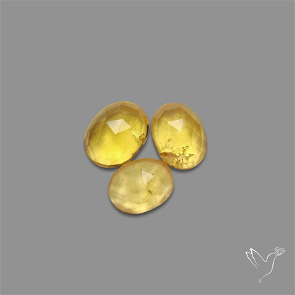 Rose Cut Citrine Quartz Lot