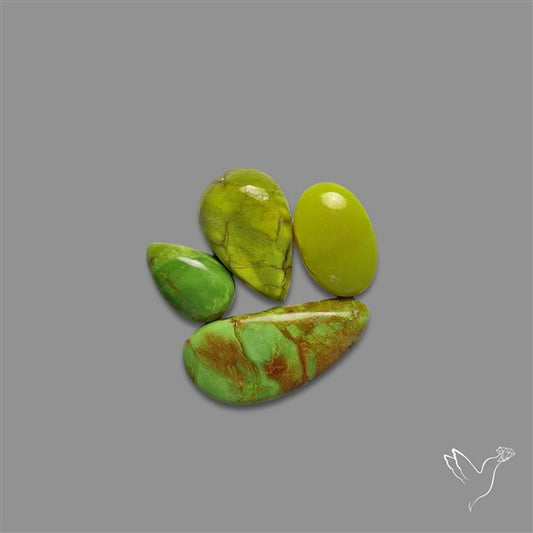 Gaspeite Cabochons Lot