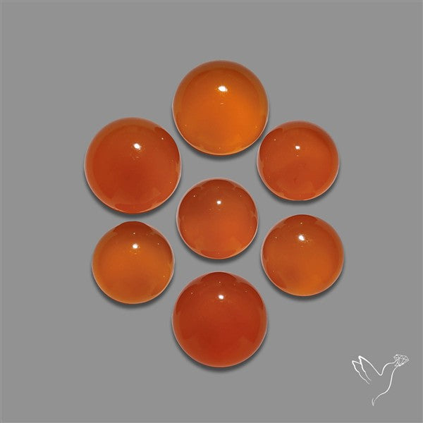 Carnelian Agate Rounds Lot