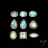 Faceted Rainbow Moonstones Lot