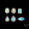 Faceted Rainbow Moonstones Lot