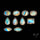 Faceted Rainbow Moonstones Lot