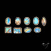 Faceted Rainbow Moonstones Lot