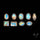 Faceted Rainbow Moonstones Lot