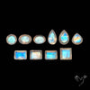 Faceted Rainbow Moonstones Lot