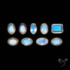 African Blue Moonstone Faceted Lot