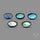 Faceted Electric Blue Labradorite Set
