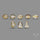 Faceted Golden Rutilated Quartz Set