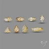 Faceted Golden Rutilated Quartz Set