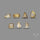 Faceted Golden Rutilated Quartz Set
