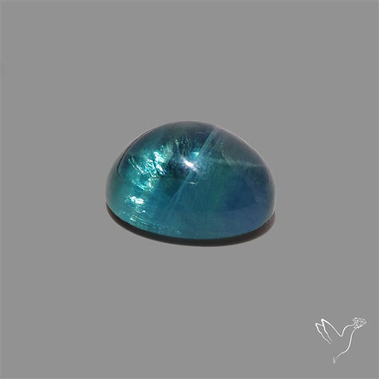 Belgian Teal Fluorite Cabochon