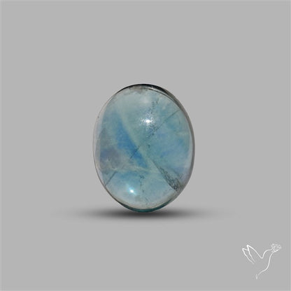 Belgian Teal Fluorite Cabochon