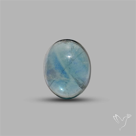 Belgian Teal Fluorite Cabochon