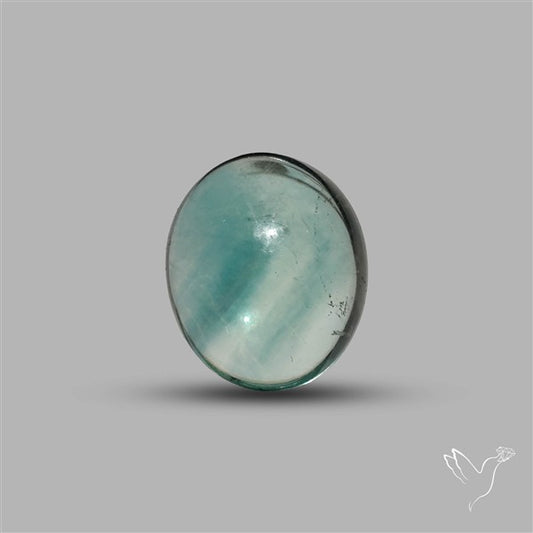 Belgian Teal Fluorite Cabochon