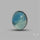 Belgian Teal Fluorite Cabochon