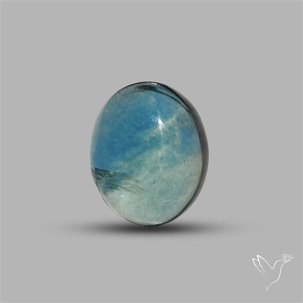 Belgian Teal Fluorite Cabochon