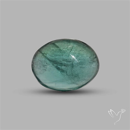Belgian Teal Fluorite Cabochon
