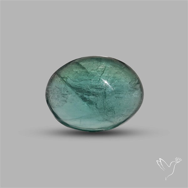 Belgian Teal Fluorite Cabochon