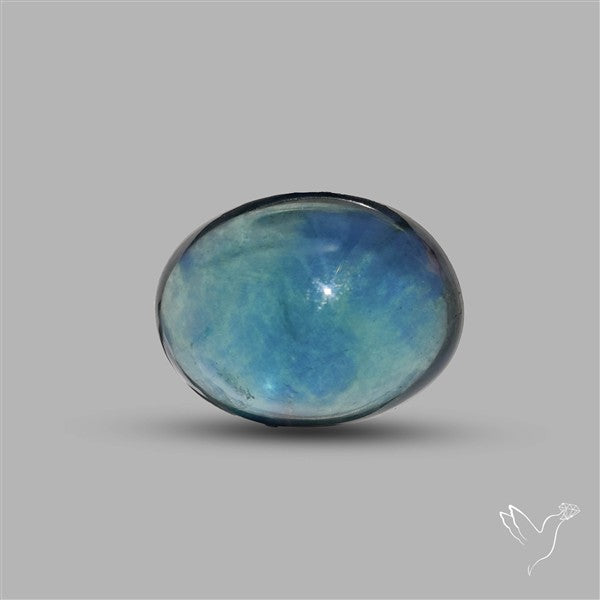 Belgian Teal Fluorite Cabochon