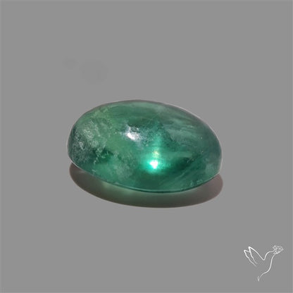 Belgian Teal Fluorite Cabochon