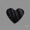 Raw Face Black Tourmaline Heart