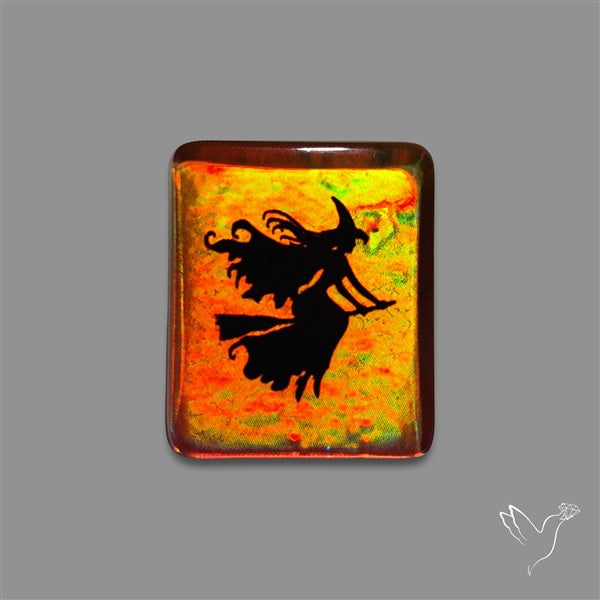 Halloween Picture Inlay Doublet Cabochon