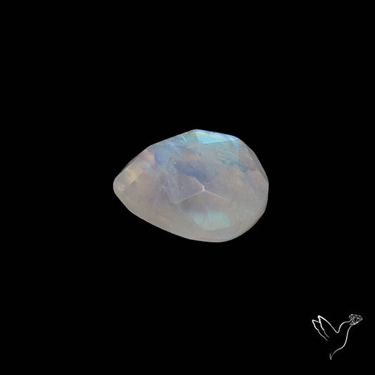 Rose Cut Rainbow Moonstone