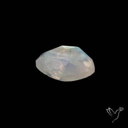 Rose Cut Rainbow Moonstone