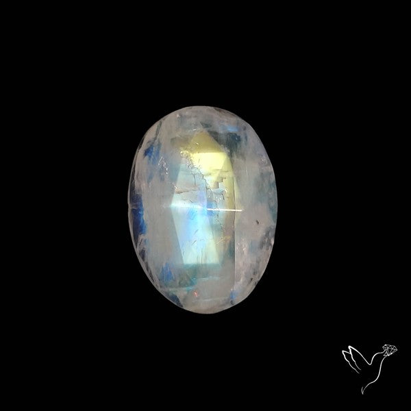 Rose Cut Rainbow Moonstone