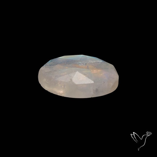 Rose Cut Rainbow Moonstone