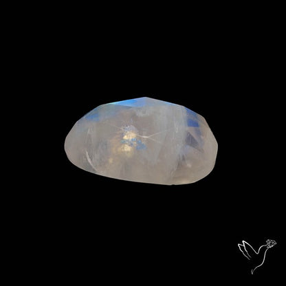Rose Cut Rainbow Moonstone