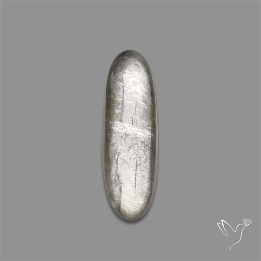 Black Moonstone With Sunstone Inclusions Cabochon