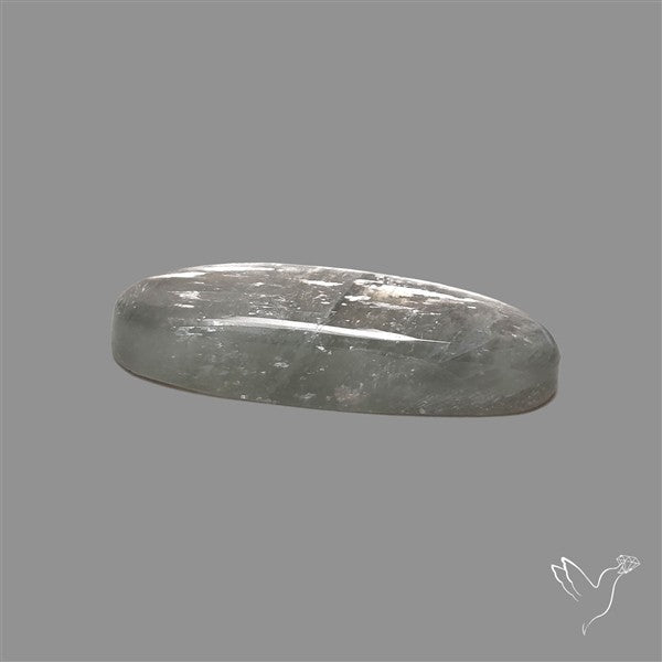 Black Moonstone With Sunstone Inclusions Cabochon