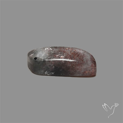 Black Moonstone With Sunstone Inclusions Cabochon