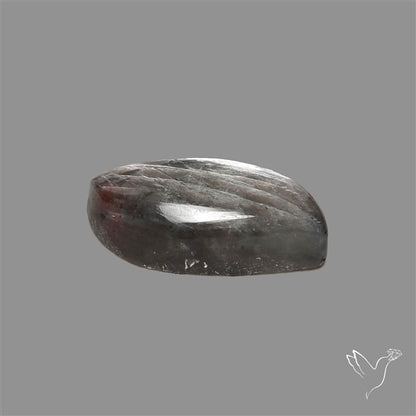 Black Moonstone With Sunstone Inclusions Cabochon