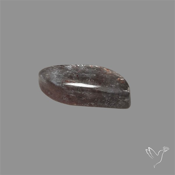 Black Moonstone With Sunstone Inclusions Cabochon