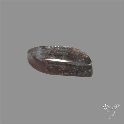 Black Moonstone With Sunstone Inclusions Cabochon