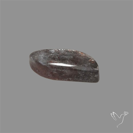 Black Moonstone With Sunstone Inclusions Cabochon