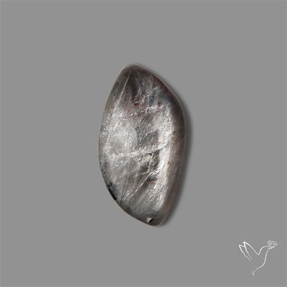 Black Moonstone With Sunstone Inclusions Cabochon