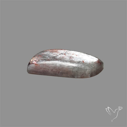 Black Moonstone With Sunstone Inclusions Cabochon